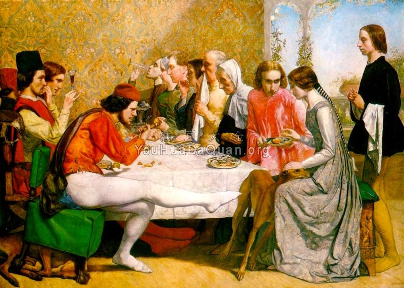 Lorenzo and Isabella - 约翰·埃弗里特·米莱斯